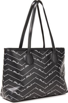 Love Moschino Logo-print Faux Leather Tote