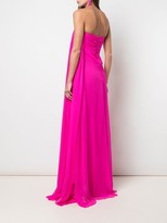 Thumbnail for your product : Oscar de la Renta Draped Front Gown