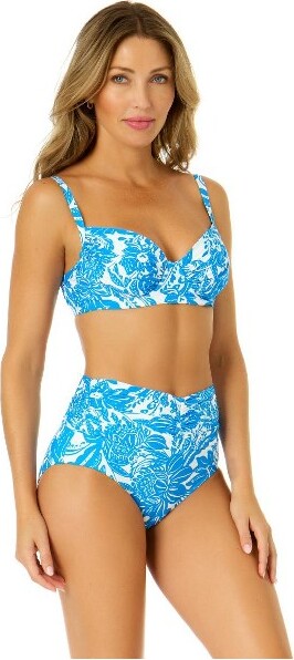 Women's Underwire Bikini Top - Shade & Shore™ Teal Blue 38DD