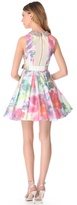 Thumbnail for your product : Alice + Olivia Floral Dress with Embellished Collar