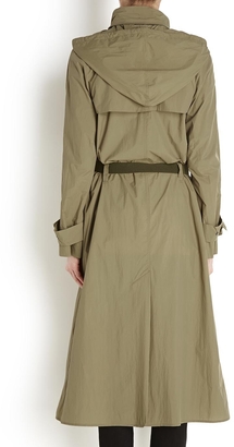 Isabel Marant Garnett olive belted trench coat