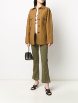 Thumbnail for your product : 7 For All Mankind Cropped Slight Flared Trousers