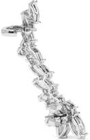 Thumbnail for your product : Kenneth Jay Lane Rhodium-plated Cubic Zirconia Earrings - Silver