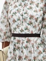Thumbnail for your product : Emilia Wickstead Helen Floral-print Cotton Midi Dress - White Multi