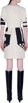 Thumbnail for your product : Akris 1/2-Sleeve Kaleidoscope Sheath Dress