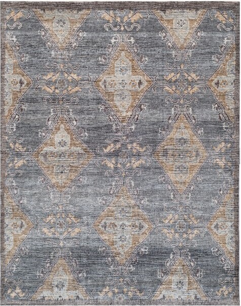 Safavieh IzmirIZM124HandKnottedIndoorAreaRug-Charcoal/Taupe-10'x14'