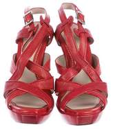 Thumbnail for your product : CNC Costume National Leather Multistrap Sandals