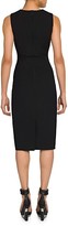 Thumbnail for your product : Alexander McQueen Bow Embellished Pencil Dress