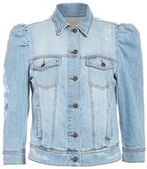 blanknyc puff sleeve denim jacket