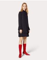 Thumbnail for your product : Valentino Georgette Dress With Ruffles