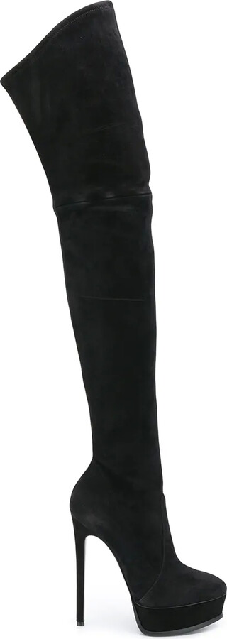 casadei thigh boots