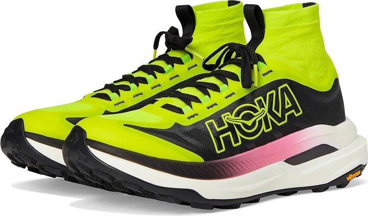 Hoka One One Tecton X 3 Women's Running Shoes Neon Citrus/Black : 9 B - Medium