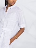 Thumbnail for your product : Fabiana Filippi Pinstriped Shirt Dress