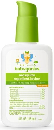 BabyGanics Babyganics4ozOutdoorPestControlBabyMosquitoRepellentLotion