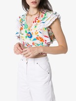 Thumbnail for your product : All Things Mochi Bviola floral-print blouse