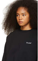 Thumbnail for your product : Études Black Logo Sweatshirt