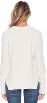 Thumbnail for your product : White + Warren Luce Multi Stitch Crew Neck Sweater