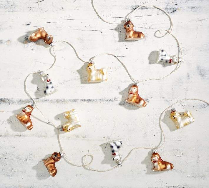 Mercury Mini Christmas Pups Ornaments Set