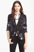 Thumbnail for your product : EACH X OTHER Leather Trim Tie Dye Jacket