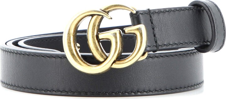 GUCCI GG Marmont Belt Leather Thin