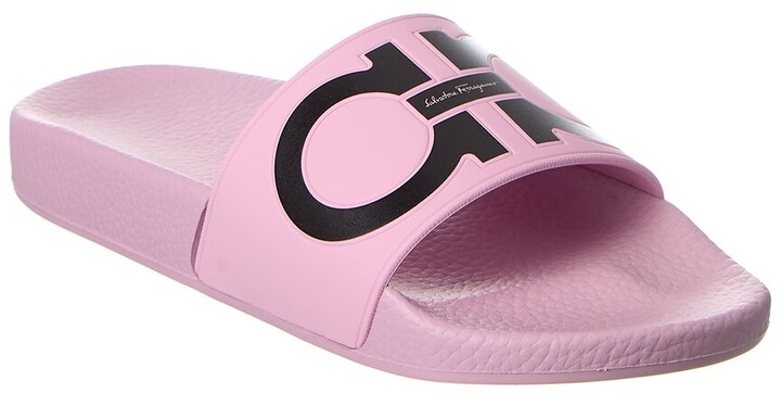 Ferragamo Groovy Rubber Slide - ShopStyle Sandals