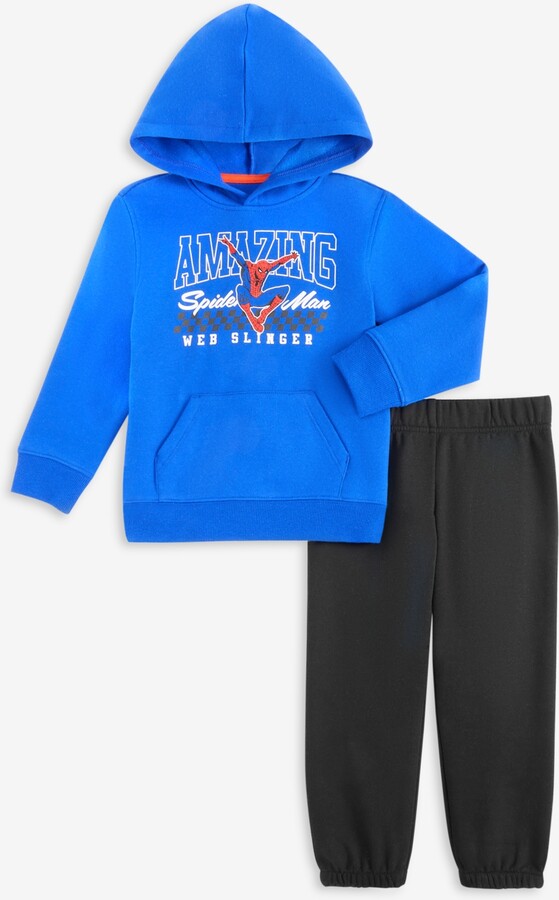 Epic Threads Boys Toddler 2T-4T Spider-Man Hoodie & Pants Set, 2-Piece Set, Macy's Exclusive - Blue/Black