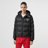 Thumbnail for your product : Burberry Logo Graphic Hooded Puffer Jacket