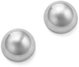 Thumbnail for your product : Bloomingdale's 14K White Gold Polished Button Earrings - 100% Exclusive