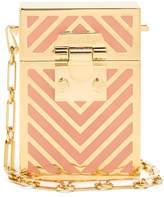 Thumbnail for your product : Mark Cross Nicole Chevron-striped Cross-body Bag - Womens - Pink