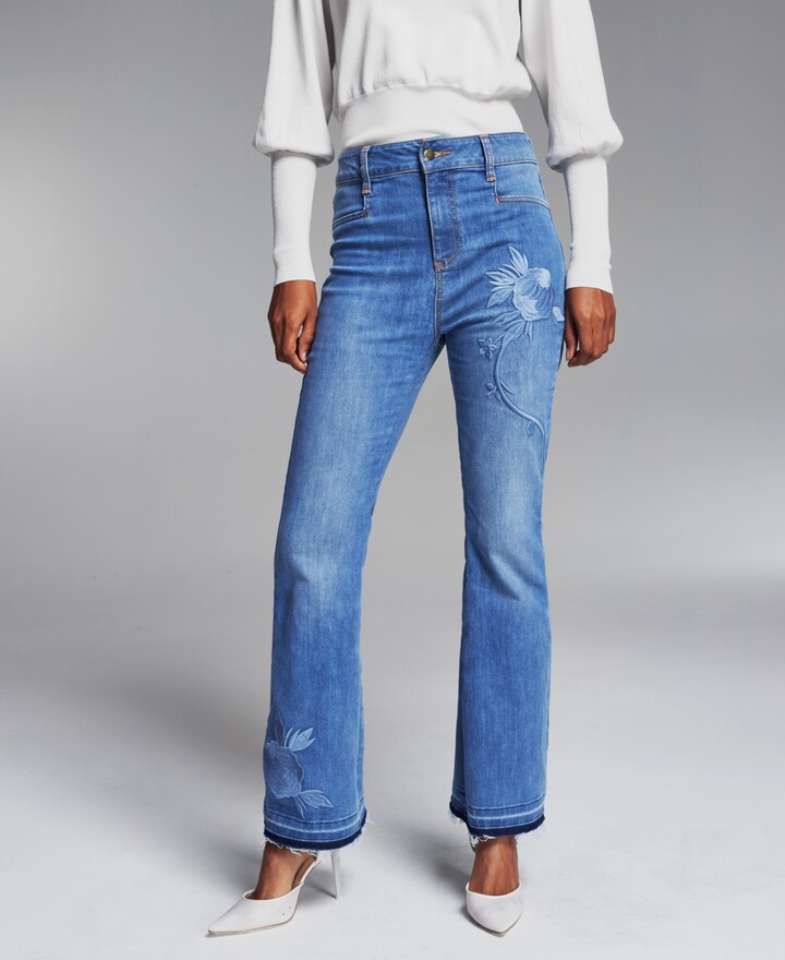 macys embroidered jeans