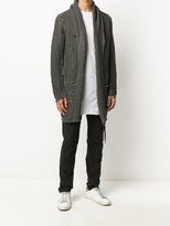 Thumbnail for your product : Masnada raw-hem long-line T-shirt