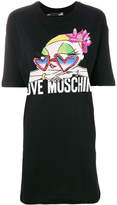 Thumbnail for your product : Love Moschino logo print T-shirt dress