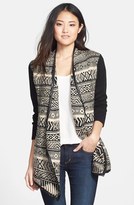 Thumbnail for your product : RD Style Geo Print Open Front Cardigan