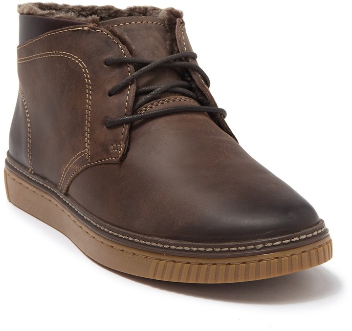 shearling chukka boots