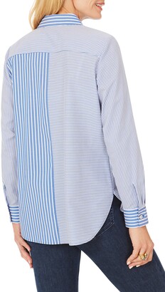 Foxcroft Maven Stripe Button-Up Shirt