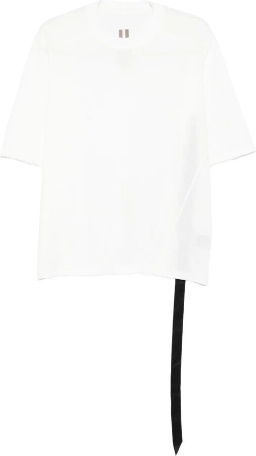Rick Owens Walrus asymmetrical-hem organic-cotton T-shirt