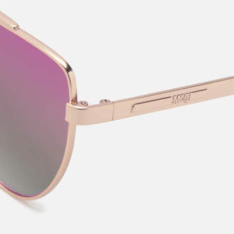 McQ Women's Metal Frame Sunglasses - Gold/Pink