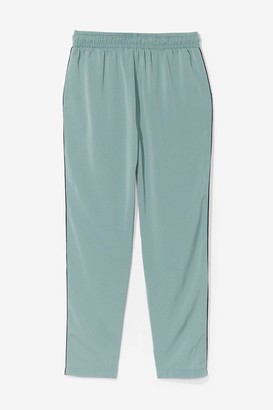 Nasty Gal Womens Maybe Tomorrow High-Waisted Jogger Trousers - Green - 6