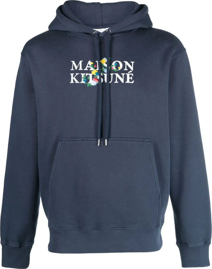 MAISON KITSUNÉ Logo-Print Cotton Hoodie