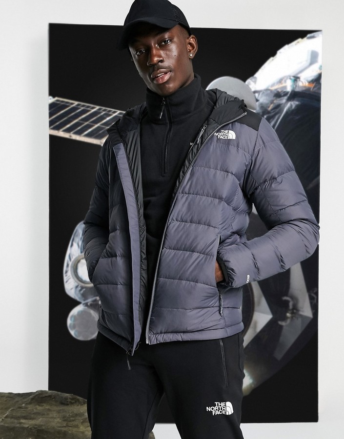 The North Face Lapaz hooded jacket in gray - ShopStyle Outerwear