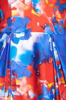 Thumbnail for your product : Milly 'Ava' Print Stretch Sateen Gown