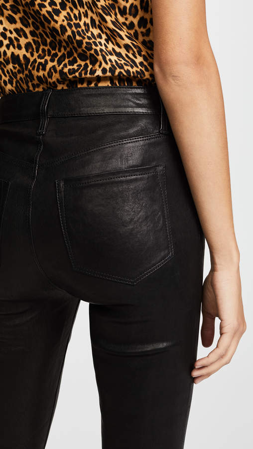 J Brand Maria High Rise Leather Pants - ShopStyle