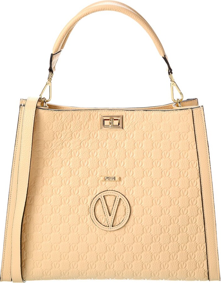 Valentino By Mario Valentino France Medallion Leather Tote - ShopStyle