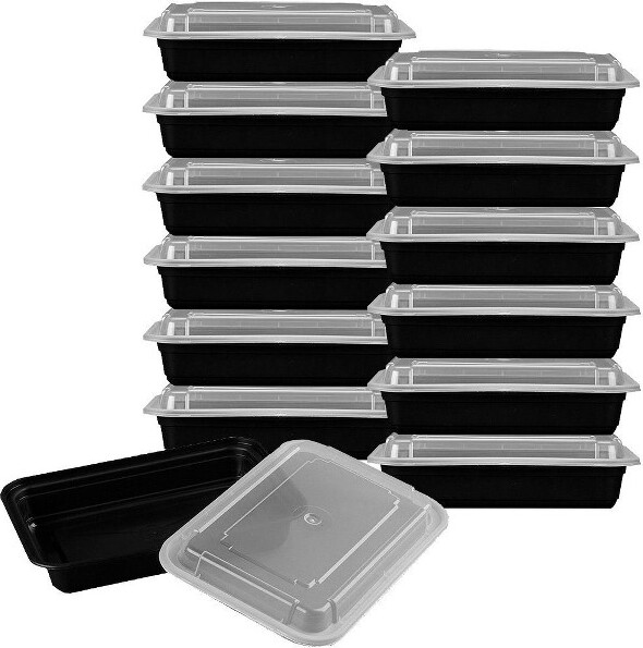 Heim Concept HeimConceptPremiumMealPrepFoodContainerswithLids,12-pack