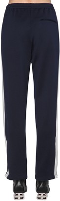 Balenciaga Bb Logo Cotton Jersey Track Pants