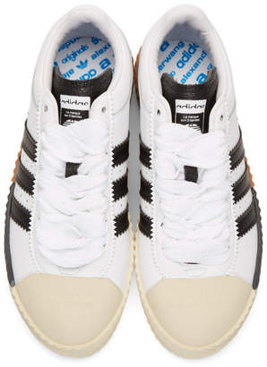 adidas By Alexander Wang by Alexander Wang White and Black Skate Super Sneakers