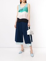 Thumbnail for your product : DELPOZO Cashmere Frilled Vest Top