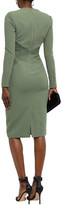 Thumbnail for your product : Rebecca Vallance Crepe-paneled Cloque Dress