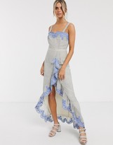 Thumbnail for your product : We Are Kindred argentina embroidered ruffle maxi dress