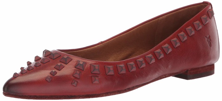 frye sienna studded ballet flat